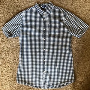 Blackjack Men’s Slim Fit Short Sleeve Button Down Size Medium